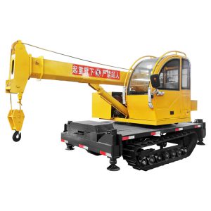 Small hydraulic crawler crane, 3-ton and 5-ton crawler cranes, oil-electric dual-purpose crawler crane for teaching purposes